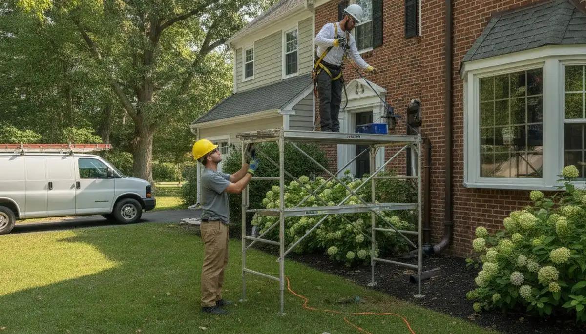 Plumber repairing a leak in Concord, MA for local plumbing service