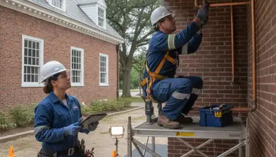 Professional Concord, MA plumber repairing a residential plumbing issue on an area service call