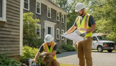 Concord, MA plumber repairing residential plumbing for local home service customers