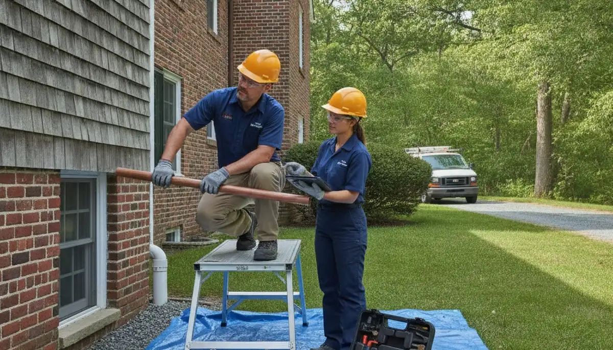 Plumber repairing plumbing in Concord, MA for reliable residential service