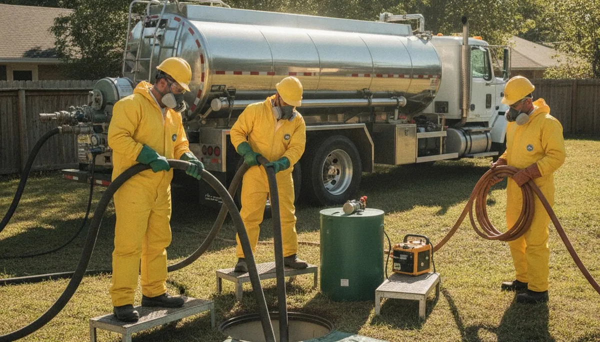 Septic tank cleaning service for Concord, MA homes by On Call Plumbers