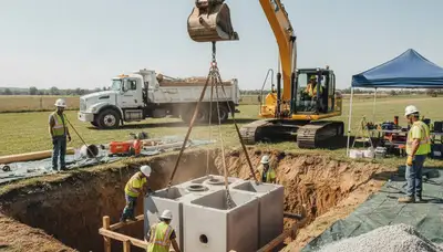 Septic tank installation for Concord, MA homes by a licensed plumber