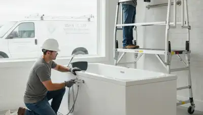 Walk-in tub installation for Concord, MA homes by local plumbing repair experts